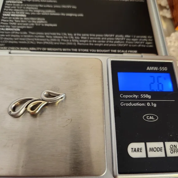 14K + Sterling Pendant - Picture 3 of 6